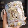 Baking With Love And A Dash Of Magic Stand Mixer And Whisk - Personalized Custom Coffee Mug - HOB115_MG