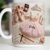 Ballet Slippers And Tutu Personalized Mug - Personalized Custom Coffee Mug - HOB012_MG