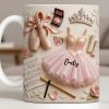 Ballet Slippers And Tutu Personalized Mug - Personalized Custom Coffee Mug - HOB012_MG