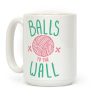 Balls to the Wall (Yarn) Coffee Mug