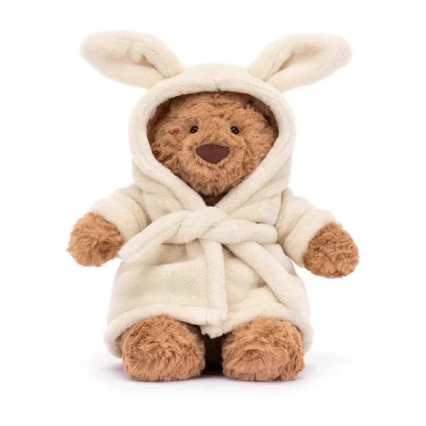 Bartholomew Eggplant Plush Bear – Soft Comfort Toy for Kids and Babies