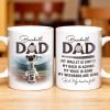 Baseball Dad, Heart Full Message - Personalized Custom Coffee Mug - DAD135_MG