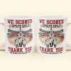 Baseball Dad We Scored A Home Run When We Got You - Personalized Mug