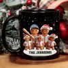 Baseball Gingerbread Family Sport Lover Personalized Mug
