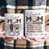 Baseball Mom But My Heart Is Full - Personalized Mug