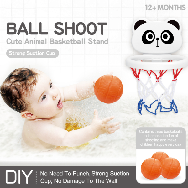 Basketball Hoop Bath Toy for Kids