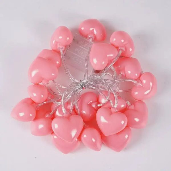 Battery Operated Heart String Lights for Valentine’s Day