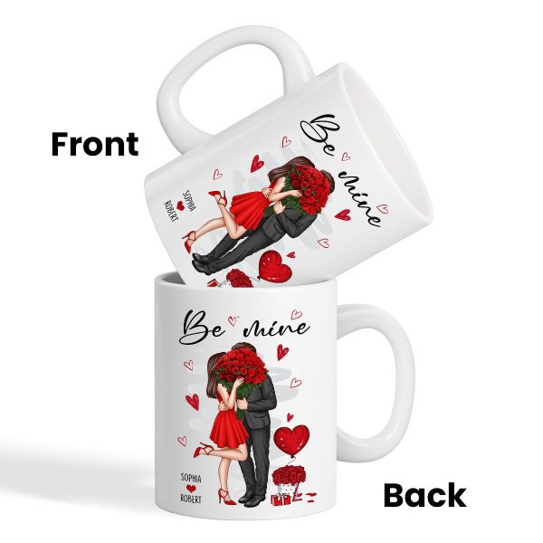 Be Mine Elegant Couple Personalized Mug