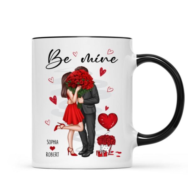 Be Mine Elegant Couple Personalized Mug