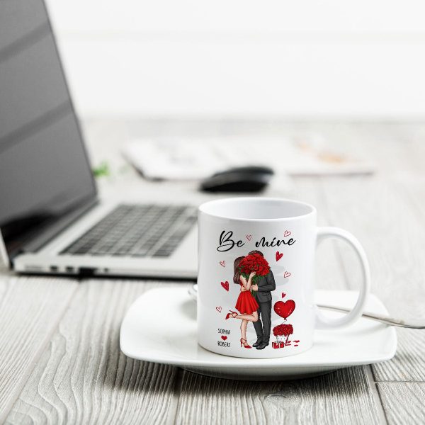Be Mine Elegant Couple Personalized Mug