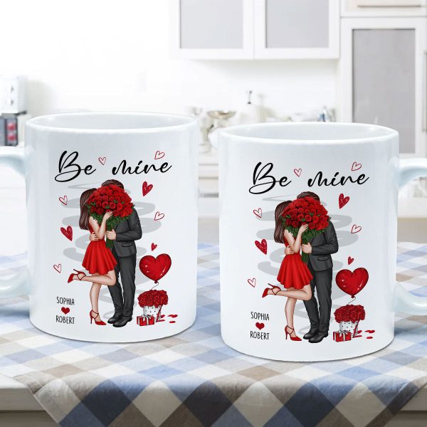 Be Mine Elegant Couple Personalized Mug