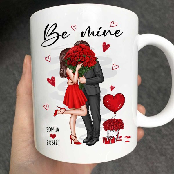 Be Mine Elegant Couple Personalized Mug
