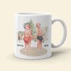 Be Naughty! Save Santa The Trip! Personalized Coffee Mug- Gift For Him/ Gift For Her- Naughty Old Couple Coffee Mug