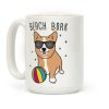 Beach Bork Corgi Coffee Mug