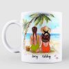Beaches Booze And Besties Personalized AOP Mug