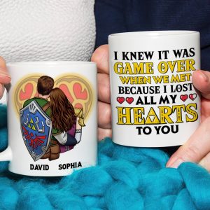 Because I Lost All My Hearts To You-03natn220623hh Personalized Couple Coffee Mug