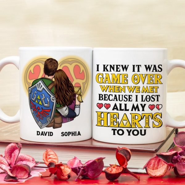 Because I Lost All My Hearts To You-03natn220623hh Personalized Couple Coffee Mug