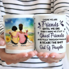 Because Of You I Laugh A Little Harder - Personalized Mug
