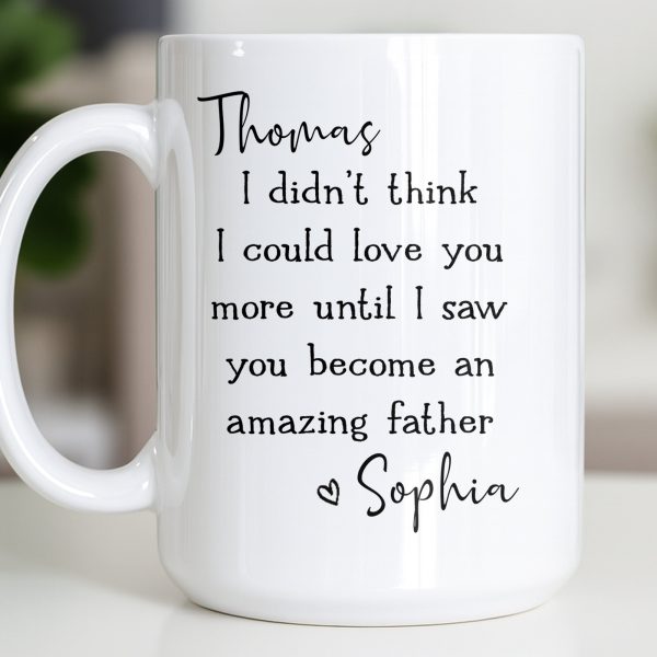 Become An Amazing Father - Personalized Custom Coffee Mug - HSB085_MG