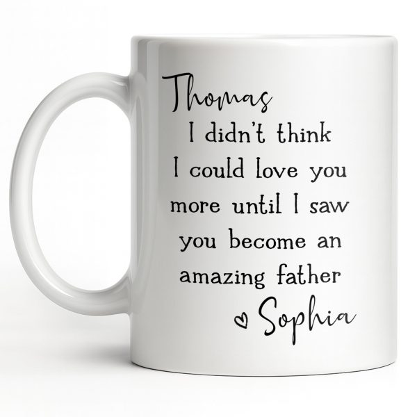 Become An Amazing Father - Personalized Custom Coffee Mug - HSB085_MG