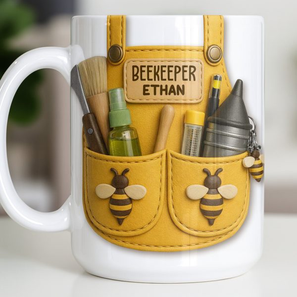 Beekeeper Customizable Bee And Nature Lovers Mug - Personalized Custom Coffee Mug - FARM017_MG
