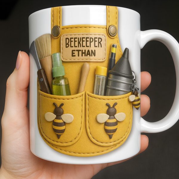 Beekeeper Customizable Bee And Nature Lovers Mug - Personalized Custom Coffee Mug - FARM017_MG