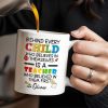 Behind Every Child Who Believes In Themselves, Teacher Appreciation - Personalized Custom Coffee Mug - TEACH030_MG