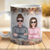 Behind Every Crazy Daughter Is A Mother - Gift For Mom, Grandma - Personalized Mug