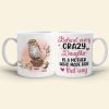 Behind Every Crazy Daughter Is A Mother, Funny Owl Personalized Coffee Mug