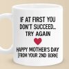 Behind Every Great Kid Is A Mom Rolling Her Eyes - Family Mug - Mother's Day, Gift For Mom