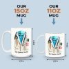 Behind Every Mask Is A Hero - Nurse Personalized Custom 3D Inflated Effect Printed Mug - Appreciation, Thank You Gift, Nurse Life, Doctor Life