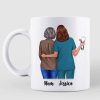 Behind Nurse Is Mom Personalized Coffee Mug