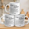 Being A Difference Maker, One Moment At A Time - Friend Personalized Custom Mug - Christmas Gift For Best Friends, Sisters, Family Members, Coworkers