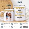 Being My Bestie Is Really The Only Gift You Need - Personalized White Edge-to-Edge Mug