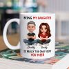 Being My Daughter is the Only Gift You Need - Personalized Mug - Funny Christmas Gift from Dad to Daughter