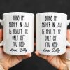 Being My Father In Law Is Really The Only Gift You Need - Personalized Custom Coffee Mug - DAD283_MG