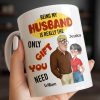 Being My Husband Only Gift You Need Couple Cartoon - Personalized Custom Coffee Mug - CPL1342_MG