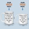 Being My Parent Is The Ultimate Blessing - Family Personalized Custom Mug - Gift for Mom, Dad
