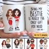 Being My Sister Brother Bestie Dad Mom Is Gift Caricature Personalized Mug