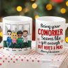 Being Your Coworker Seems Like Christmas Gift Enough Personalized Coffee Mug