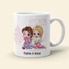 Being Your [Custom Quote] Seems Like Gift Enough, Gift For Friends, Sister, Personalized Mug, Cartoon Girl Mug, Christmas Gift 06NATN231123HH