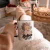 Believe Santa Cheetah Leopard Personalized Mug, Retro Christmas Gift with Custom Name