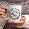 Best Aunt Ever Coffee Mug Funny Gift for Aunt from Niece Nephew Birthday Christmas Gift Idea