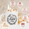 Best Aunt Ever Coffee Mug Funny Gift for Aunt from Niece Nephew Birthday Christmas Gift Idea