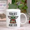 Best Aunt Ever Coffee Mug Funny Gift for Aunt from Niece Nephew, Birthday Mother's Day Christmas Gift Idea
