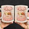 Best Babysitter With Children's Toys And Dress Design - Personalized Custom Coffee Mug - JBS001_MG