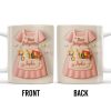 Best Babysitter With Children's Toys And Dress Design - Personalized Custom Coffee Mug - JBS001_MG