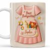Best Babysitter With Children's Toys And Dress Design - Personalized Custom Coffee Mug - JBS001_MG