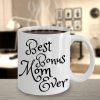 Best Bonus Mom Ever Coffee Mug Inspirational Stepmom Gift from Stepchild Birthday Mother's Day Christmas Gift