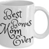 Best Bonus Mom Ever Coffee Mug Inspirational Stepmom Gift from Stepchild Birthday Mother's Day Christmas Gift